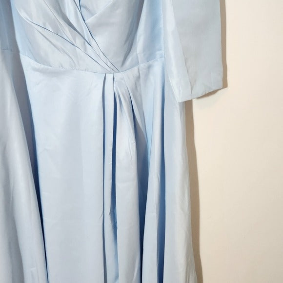 TS Couture LanTing Blue Maxi Formal Dress Wedding Guest Dress New