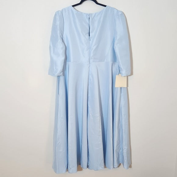 TS Couture LanTing Blue Maxi Formal Dress Wedding Guest Dress New