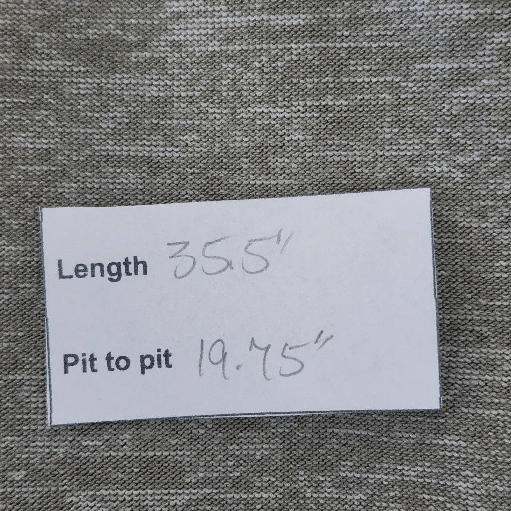Lou & Grey Green T-Shirt Dress Size Large Heather Green Swing Dress
