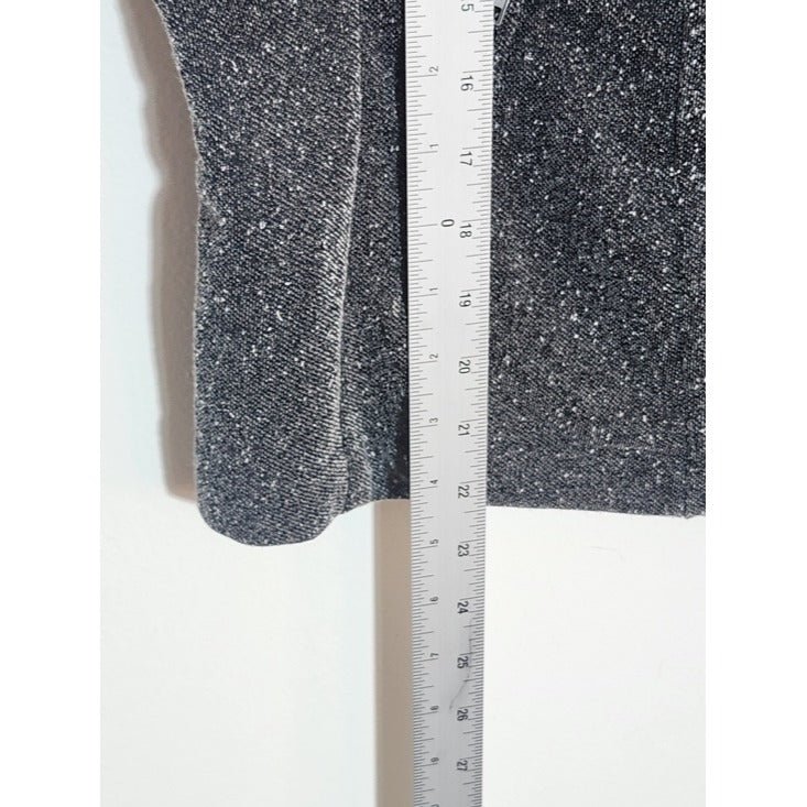 Catherine Malandrino Textured Gray Moto Jacket Blazer Zip-Up Size XL