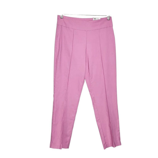 Crown & Ivy Pink Pull-on Ankle Pants NWT Size 8 Preppy Pink Pants