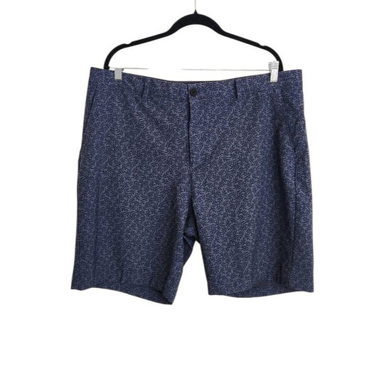 VRST Blue Leaf Print Performance Golf Shorts Size 40