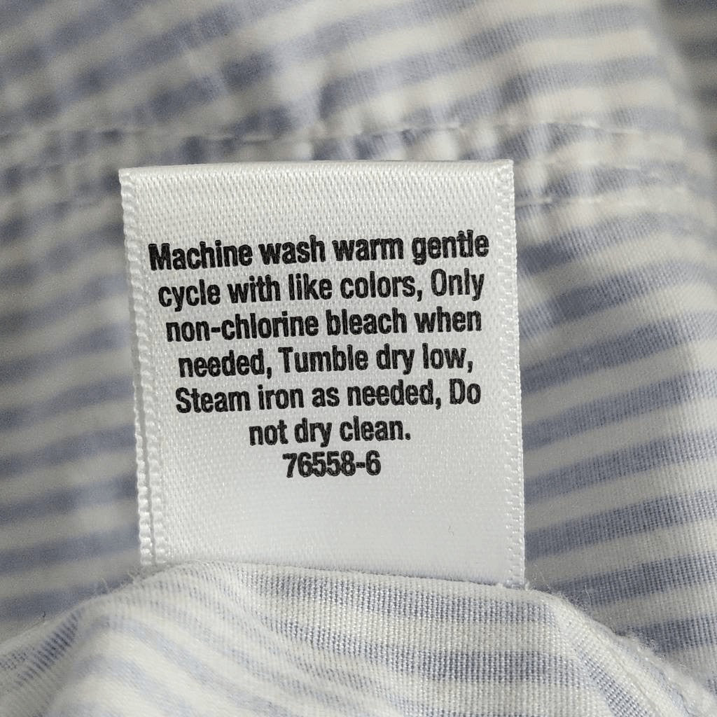 St. John's Bay Blue and White Stripe Shorts Size 22W Preppy Blue Cargo Shorts