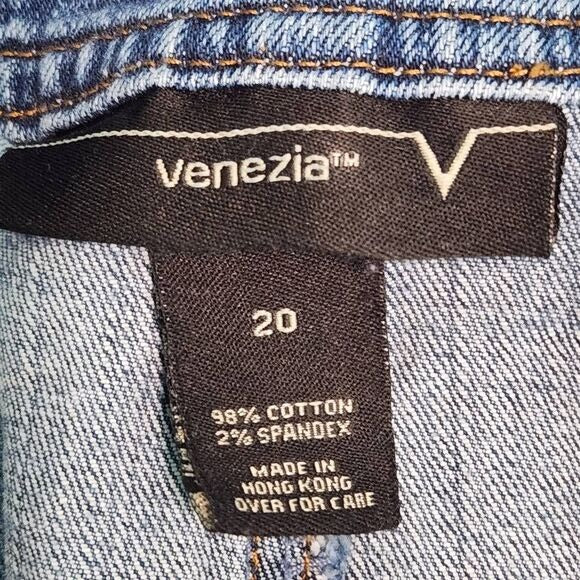 Venezia Cargo Jean Skirt Size 10 Venezia Lane Bryant Straight Denim Skirt