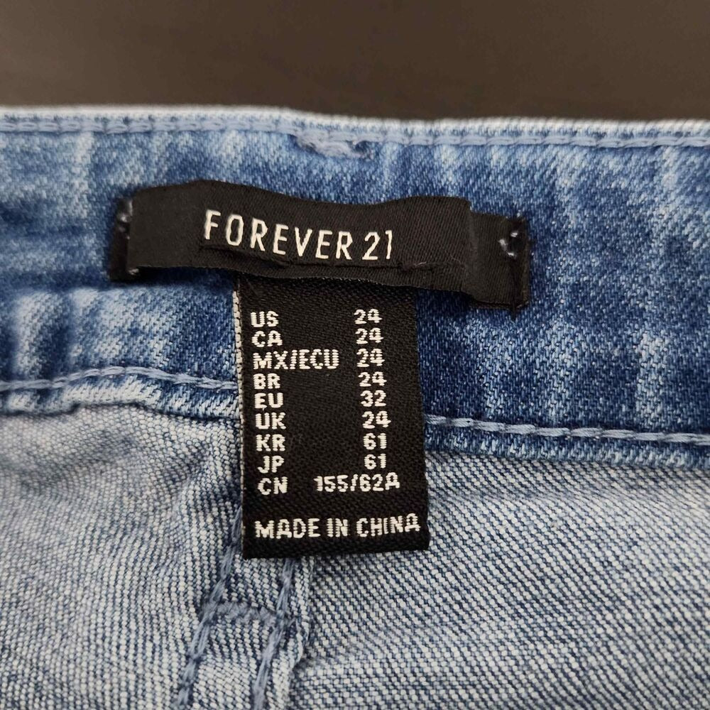 Forever 21 Flare Leg Jeans Size 24 Retro Flare Jeans