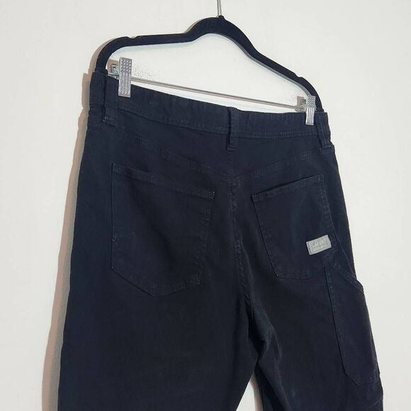 Eddie Bauer Black Carpenter Shorts Size 32 Black Men's Cargo Shorts