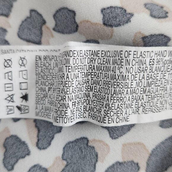 Forever 21 Asymmetrical Leopard Print Midi Skirt Size 3X Leopard Print Skirt