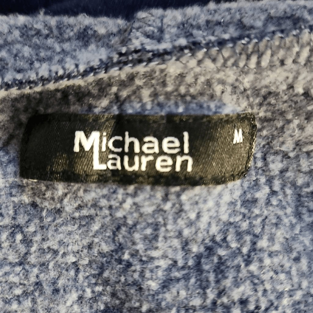 Michael Lauren Navy Zip-Up Hoodie Sweatshirt Size Medium NWT Revolve Blue Hoodie