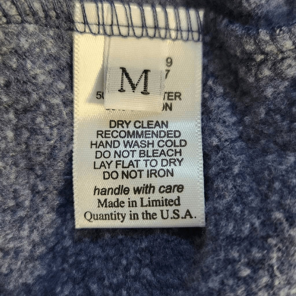 Michael Lauren Navy Zip-Up Hoodie Sweatshirt Size Medium NWT Revolve Blue Hoodie