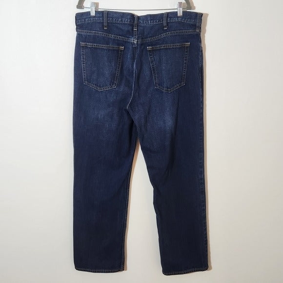 Old Navy Men’s Dark Wash Loose Fit Jeans Size 38 x 32