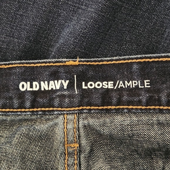 Old Navy Men’s Dark Wash Loose Fit Jeans Size 38 x 32
