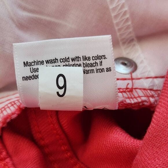 St. John's Bay Coral Pink Skinny Jeans NWT Size 4