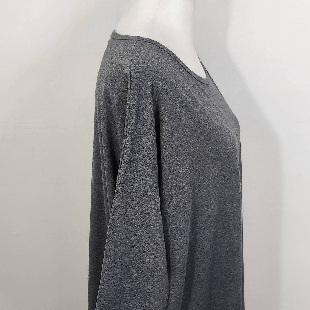 LuLaRoe Gray Tunic T-Shirt Size Small Lularoe Oversized Gray Tunic Tee