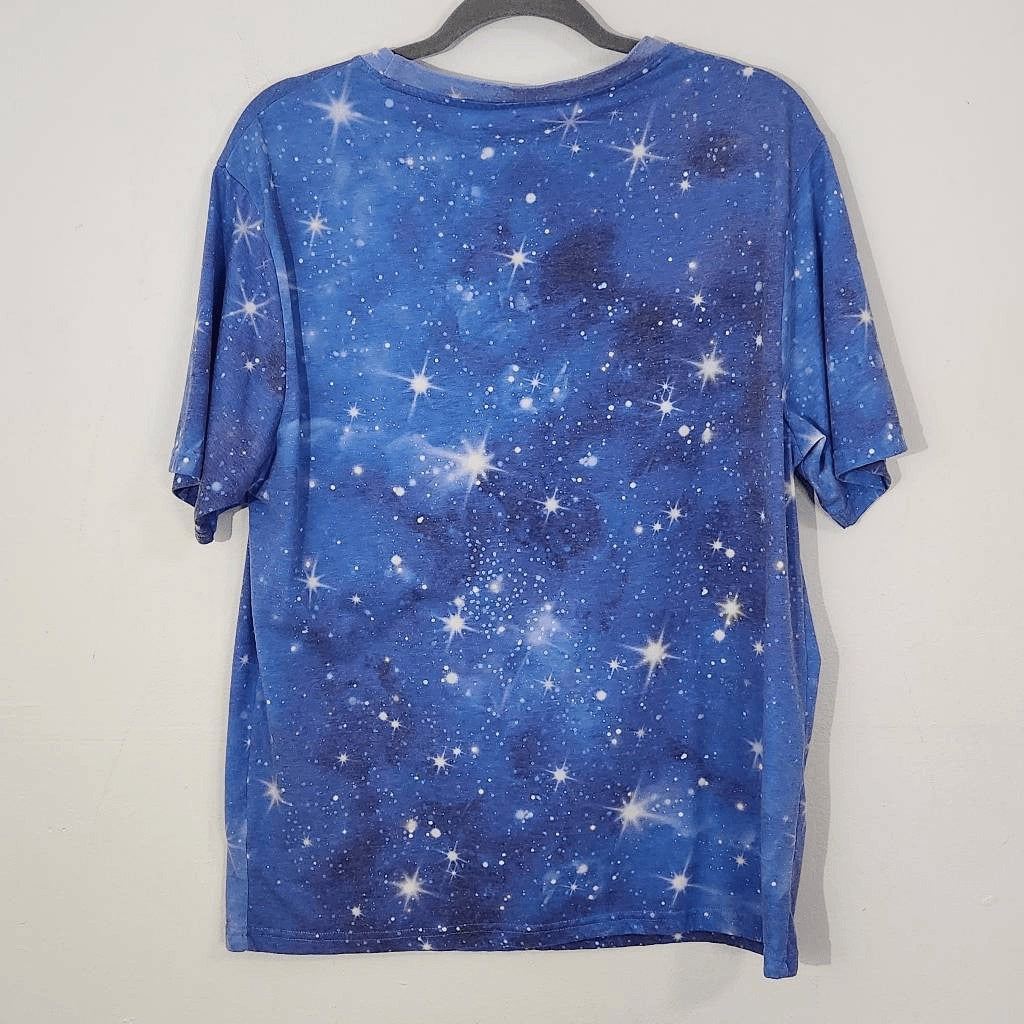 Disney Blue Universe Disneyland Paris Anniversary T-Shirt Size XL Disney T-Shirt