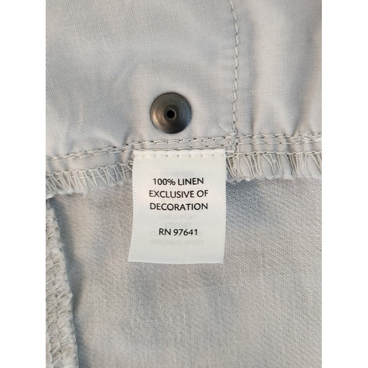 J. Jill Light Gray Linen Pants Size 28W