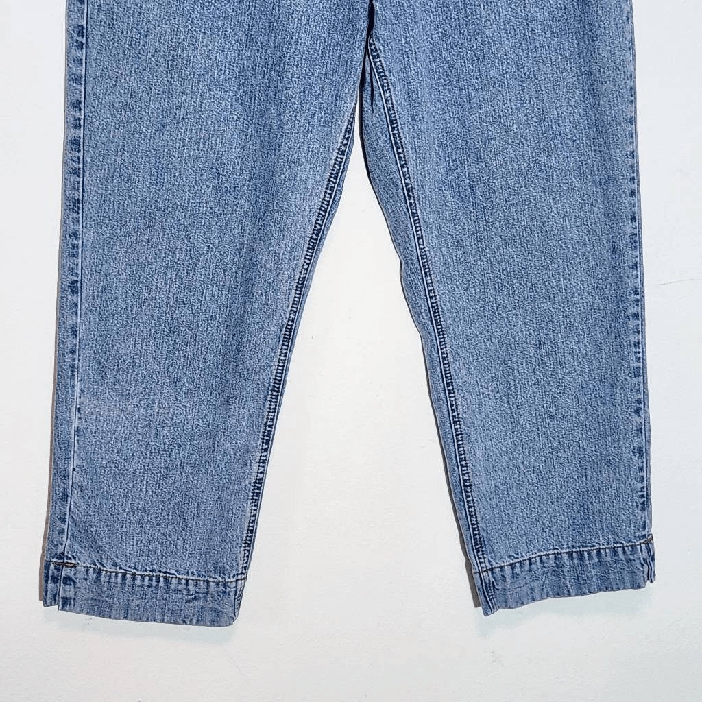 Eddie Bauer High-Rise Cropped Jeans Size 14 High-Rise Mom Jeans