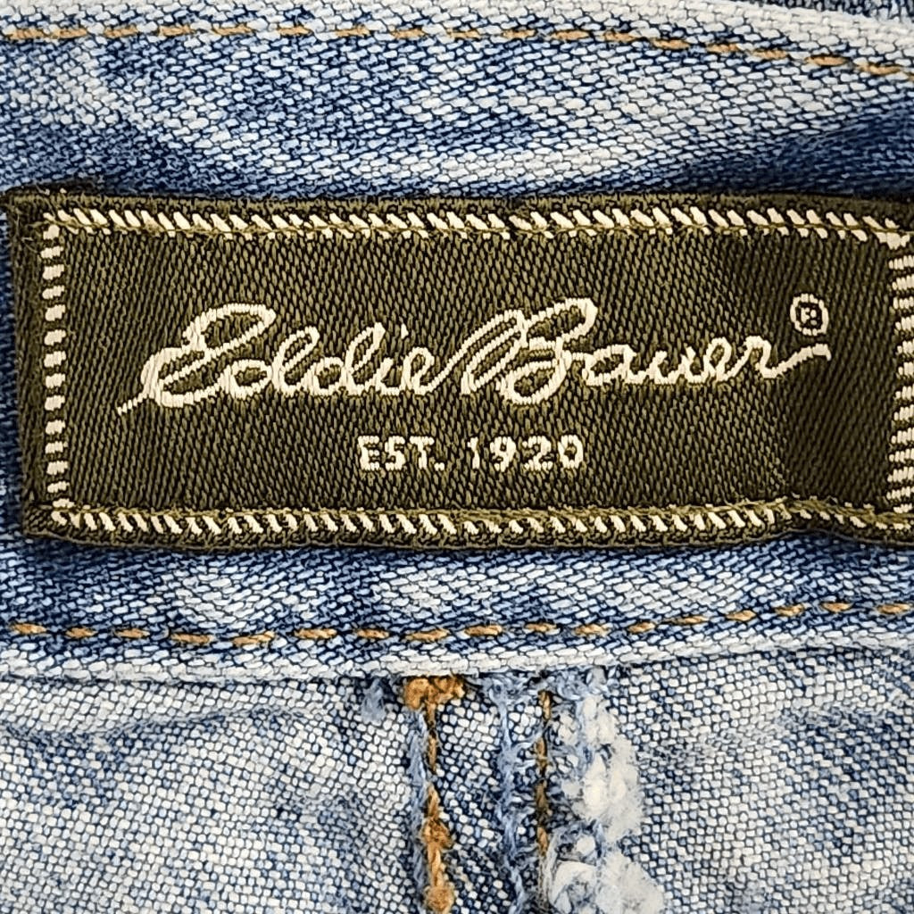 Eddie Bauer High-Rise Cropped Jeans Size 14 High-Rise Mom Jeans