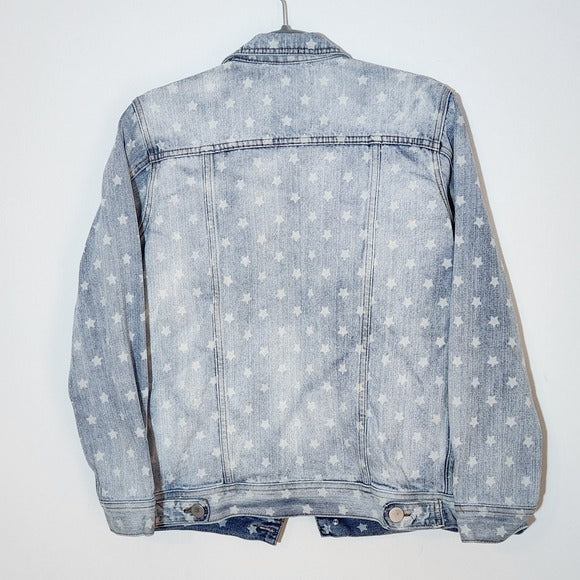 Superdown Trucker Jacket with Star Design Size Small