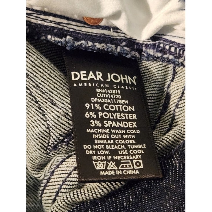 Dear John Dark Wash Metro Jegging Skinny Jeans Size 27 NWT