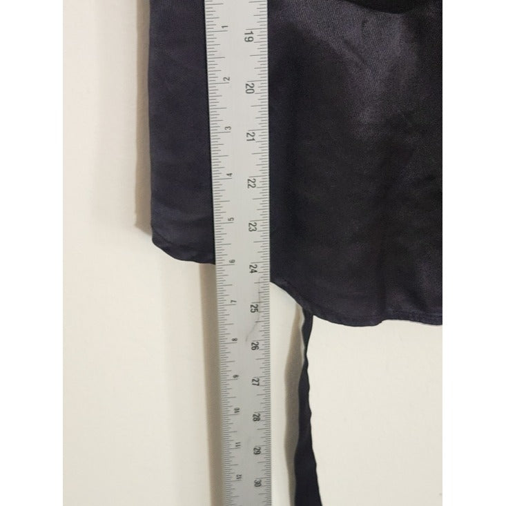 BCBGMaxAzria Black V-Neck Vest Size Small