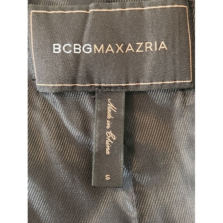 BCBGMaxAzria Black V-Neck Vest Size Small
