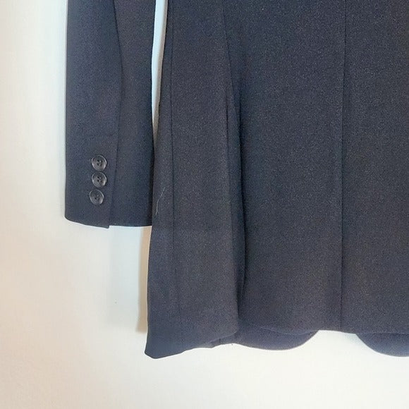 Boston Proper Classic Black Blazer Size 0 NWOT