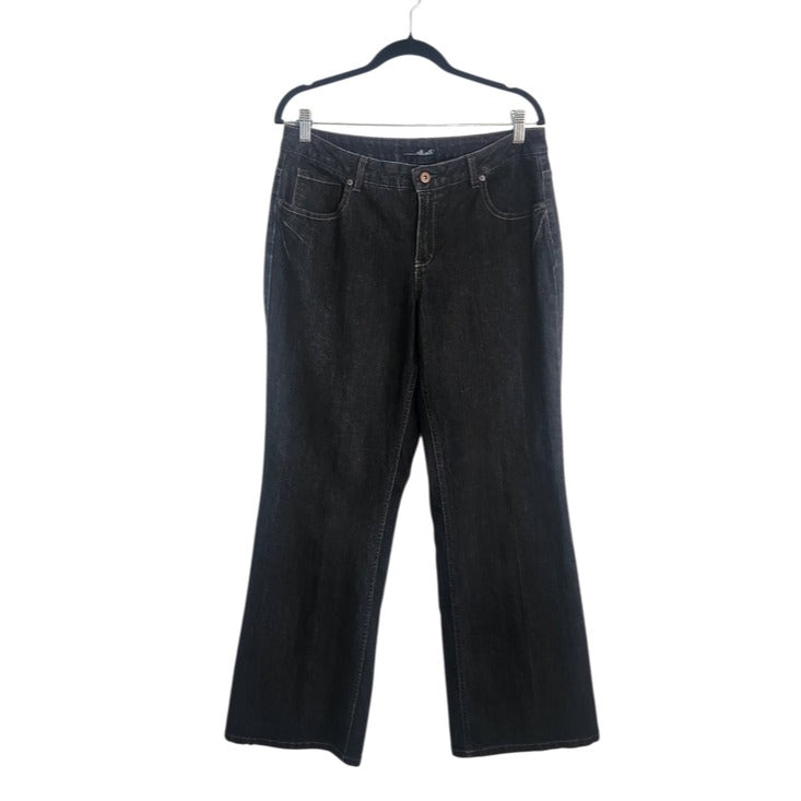 Willi Smith Black Wide Leg Jeans Size 10