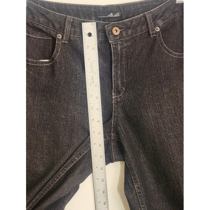 Willi Smith Black Wide Leg Jeans Size 10
