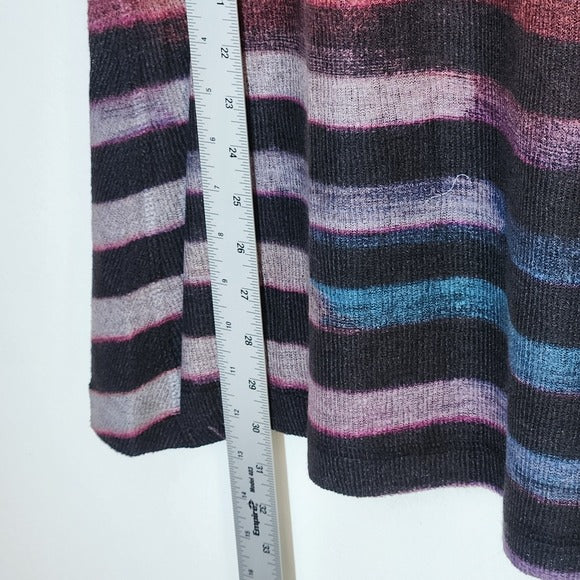 Nally & Millie Multi-Color Abstract Stripe Tunic Size Small NWT