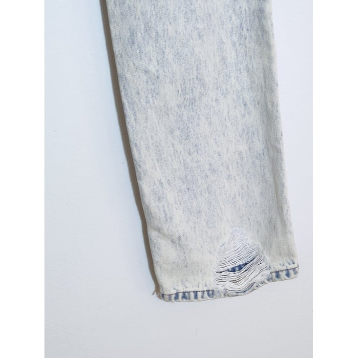 KanCan Light Wash Distressed 90s Boyfriend Jeans Size 5/26 NWT Flaw