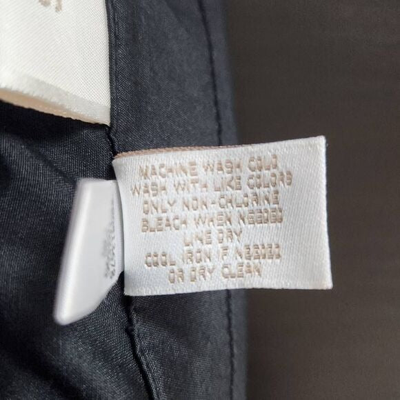 Chico's Black Moto Jacket Size Medium Black Zip-up Jacket