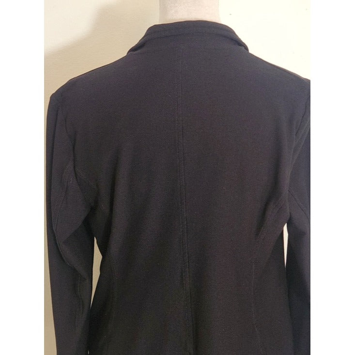 Eileen Fisher Black Single Button Blazer Size Small