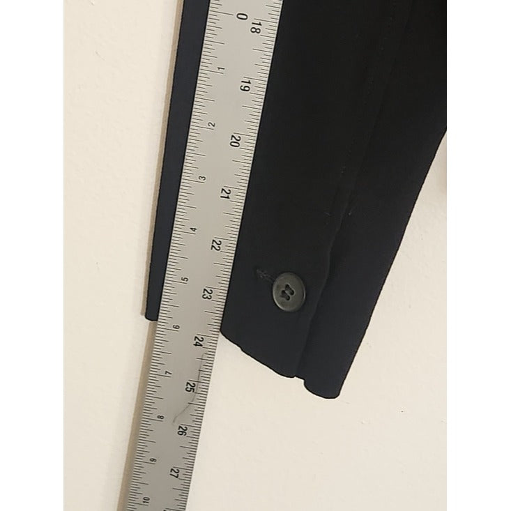 Eileen Fisher Black Single Button Blazer Size Small