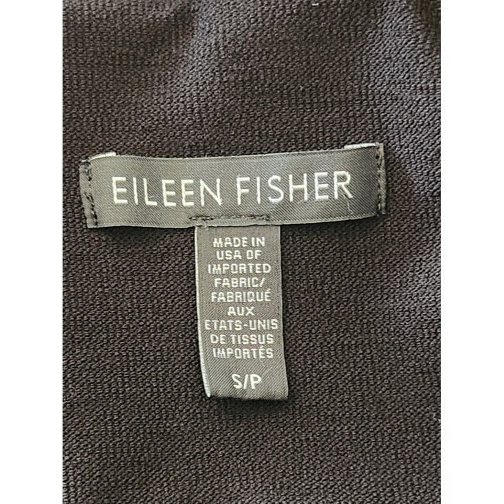 Eileen Fisher Black Single Button Blazer Size Small