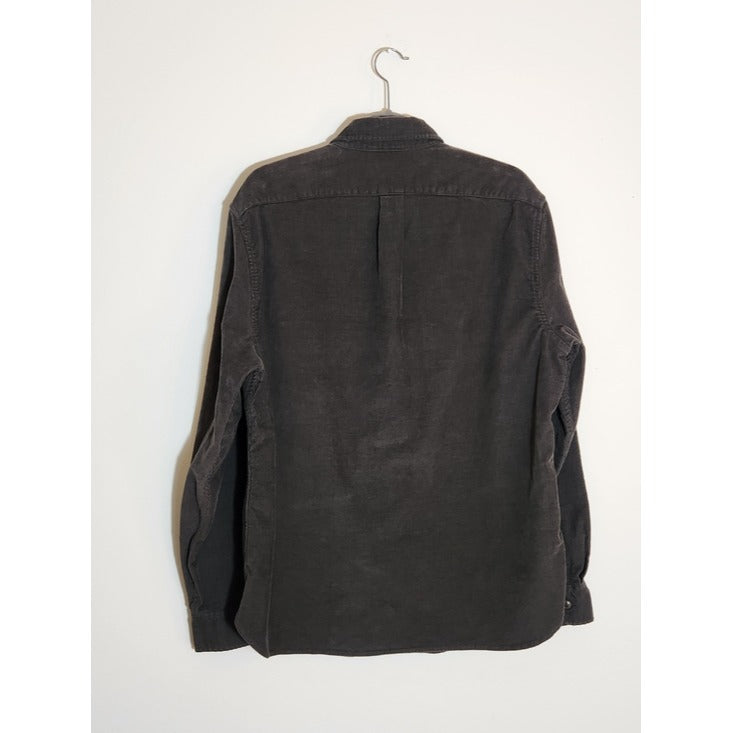J. Crew Gray Corduroy Button Down Shirt Size Large