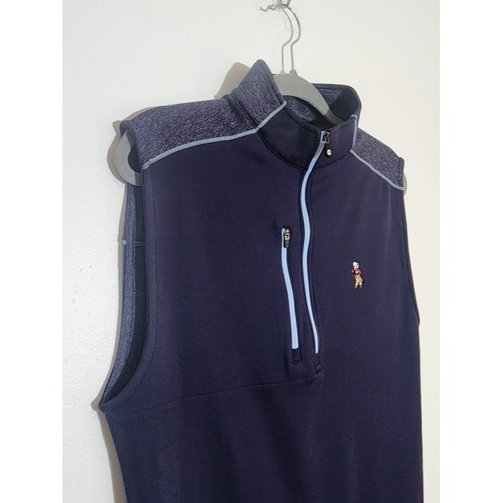 FootJoy Golf Navy Quarter Zip Vest Size Small NWT