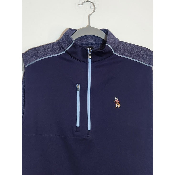 FootJoy Golf Navy Quarter Zip Vest Size Small NWT