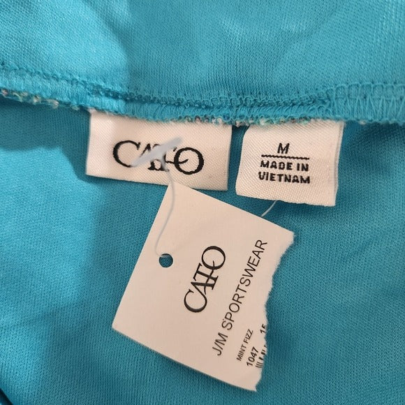 Cato Aqua Blue Boho Maxi Skirt Size Medium, New