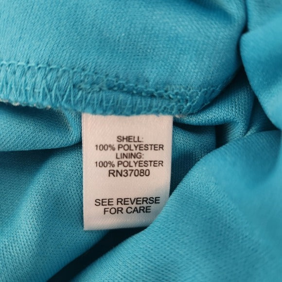 Cato Aqua Blue Boho Maxi Skirt Size Medium, New