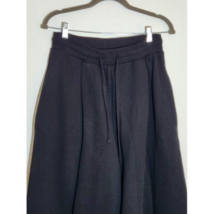 Seventh Earth Studios Black Wide Leg Sweatpants Size Medium NWOT