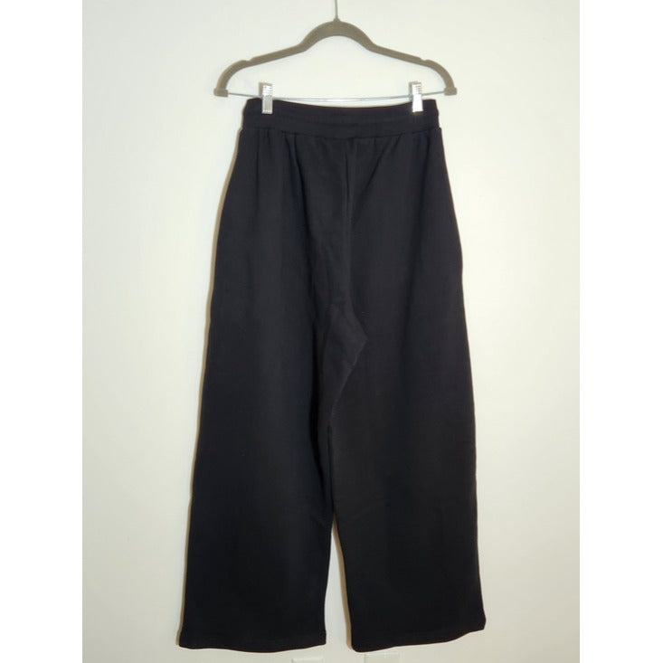 Seventh Earth Studios Black Wide Leg Sweatpants Size Medium NWOT