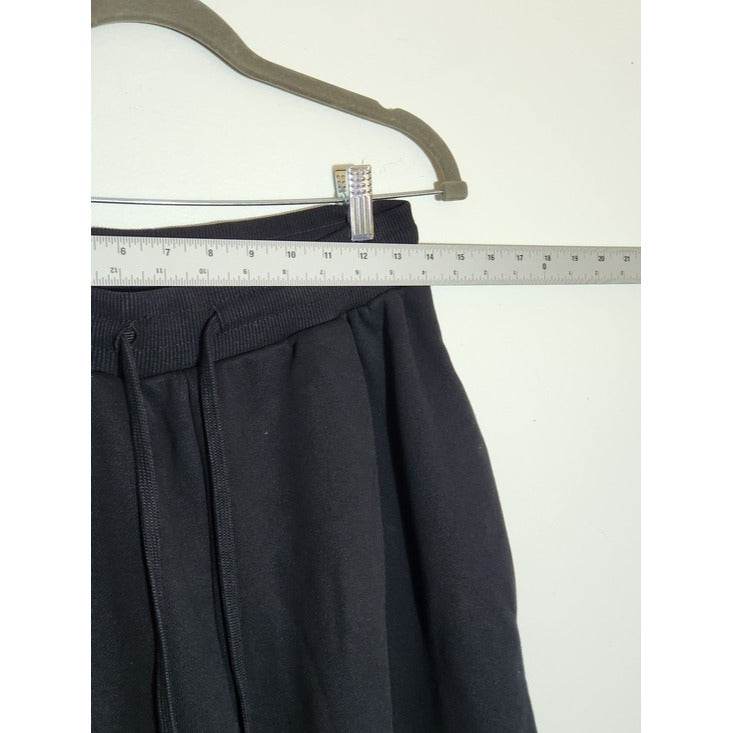 Seventh Earth Studios Black Wide Leg Sweatpants Size Medium NWOT