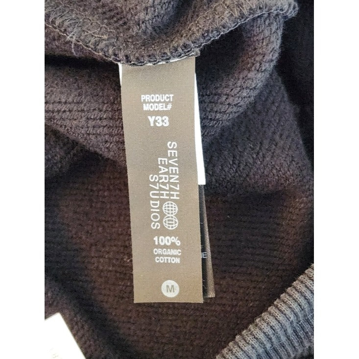 Seventh Earth Studios Black Wide Leg Sweatpants Size Medium NWOT