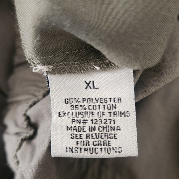 Faded Rose Essentials Olive Green Cargo Jogger Pants NWT