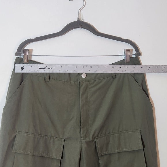 Faded Rose Essentials Olive Green Cargo Jogger Pants NWT