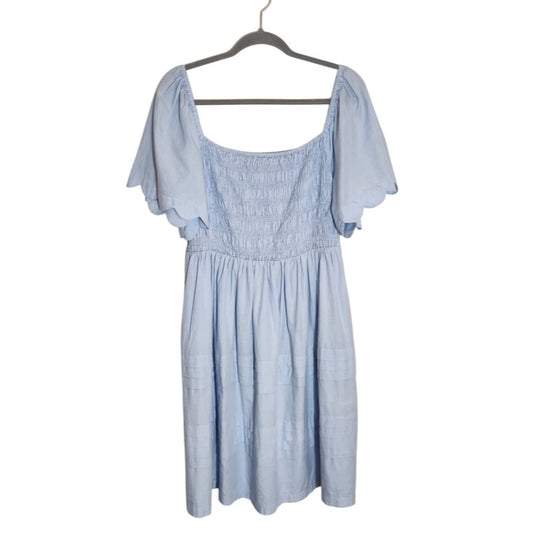Simply Southern Light Blue Smocked Dress Size XL Wedding Guest Dress