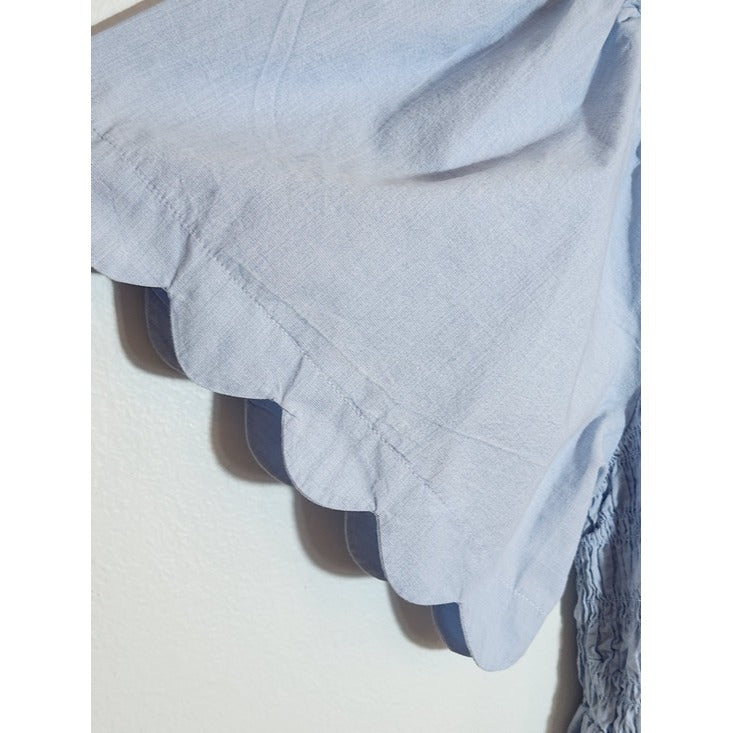 Simply Southern Light Blue Smocked Dress Size XL Wedding Guest Dress