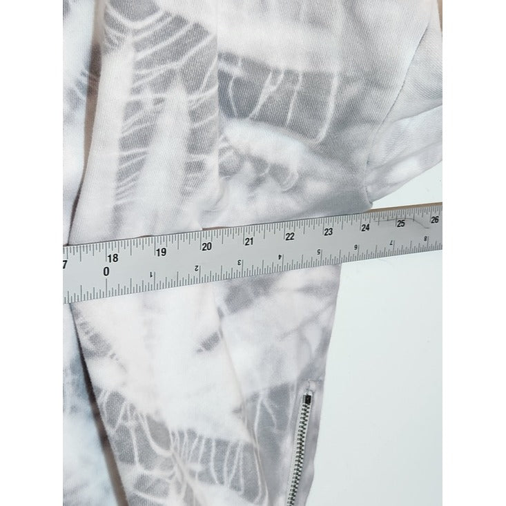 Time and Tru Gray and White Tie-Dye Sweatshirt Size XL