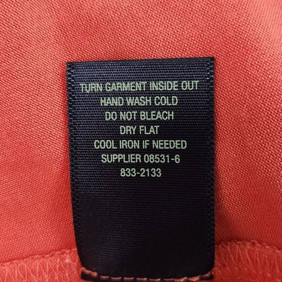 Worthington Coral Orange Layered Blouse Size Small, New