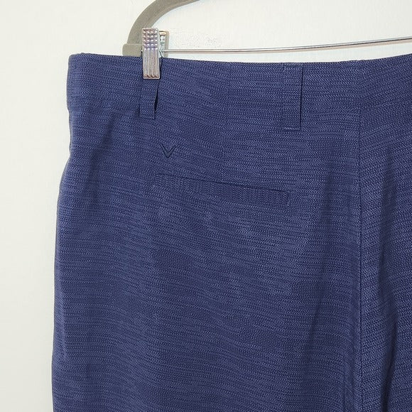 Callaway Men's Navy Blue Golf Shorts Size 46 Tall Callaway Golf Shorts